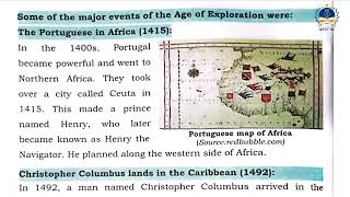 quotMajor Events of the Age of Exploration Portuguese in Africa 1415 amp Carebbians 1492  Class 8 SSTquot [upl. by Eibbil]