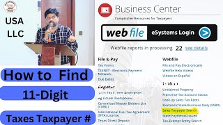 quotA Guide to Locating Your 11Digit Taxpayer Identification Number TIN in the USAquot [upl. by Swetiana]