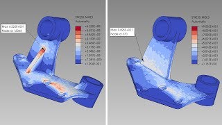 PrePoMax amp CalculiX  RemeshingUsing different geometry [upl. by Trilly]