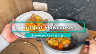 Hutspot Slowcooker  Recept [upl. by Nydnarb]