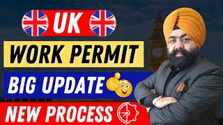 UK Work Permit  Big Update 2024  UK Work Visa Latest Update 2024  Care Worker Job  New Process [upl. by Honebein587]