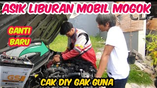 Cara Ganti Aki Baru Pada Mobil  Solusi Aki Soak Saat Liburan Lebaran [upl. by Klockau855]