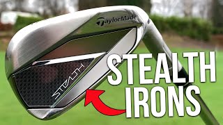 TaylorMade Stealth Irons Review  Golfalot [upl. by Lebasiram]