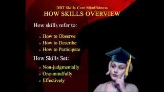 DBT Peer Connections Episode 1d  Core Mindfulness Skills  by Rachel Gill [upl. by Adnarrim]