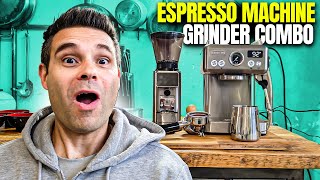 Why I Love This Espresso Machine Grinder Combo  Hibrew vs AMZChef [upl. by Erskine438]