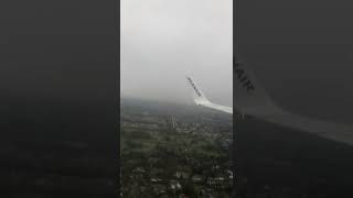 Windy landing at Edinburgh airport [upl. by Weisler]