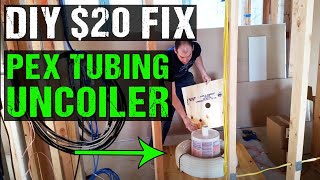 DIY pex tubing uncoiler for under 20 [upl. by Jeremy380]