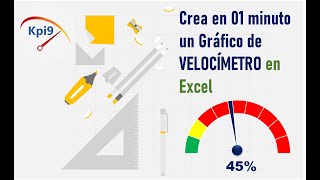 Crea un Gráfico Velocímetro en 01 minuto con Excel [upl. by Icat]