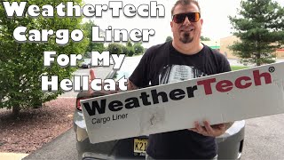 Installing the WeatherTech Cargo Liner in My Hellcat For 2015 2022 Dodge Charger amp Chrysler 300 [upl. by Winter860]