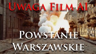 POWSTANIE WARSZAWSKIE AI  WARSAW UPRISING AI  UWAGA FILM AI  ATTENTION FILM AI [upl. by Nue]