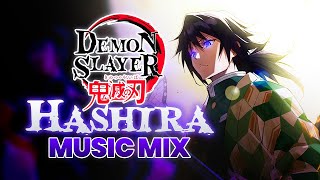 1Hour of EPIC HASHIRA MUSIC to destroy all the DEMONS IN YOUR HEAD [upl. by Pooi]