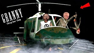 HELICOPTER ESCAPE IN GRANNY amp GRANDPA HOUSE  GRANNY CHAPTER 2  SKY GAMING [upl. by Eak1]