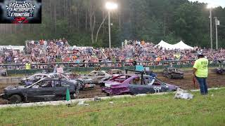 2024 Glenwood City Demolition Derby  Midsize Chain [upl. by Saraann]