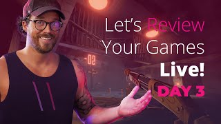 Lets Review Your Games LIVE Day 3 [upl. by Arraet]