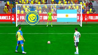 FIFA 23  AL NASSR VS ARGENTINA I PENALTY SHOOTOUT I FINAL CHAMPIONS LEAGUE 2024 I [upl. by Oramug18]