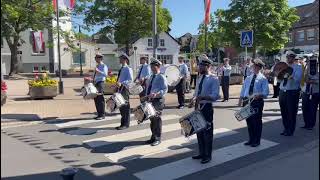 Kitzbühler Standschützen Tambourcorps quotSandhasenquot Neuenhausen Schützenfest Hemmerden 2022 [upl. by Akinas249]