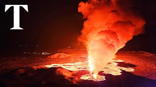 LIVE Volcano erupts in Iceland [upl. by Penney565]