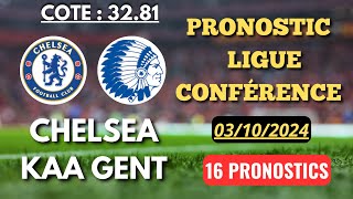 PRONOSTIC LIGUE CONFÉRENCE 03102024  MES 16 PRONOSTICS FOOT DAUJOURDHUI [upl. by Olin]