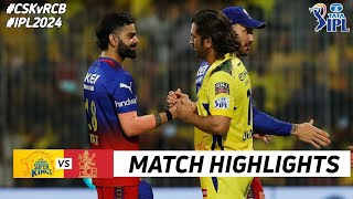 CSK vs RCB IPL 2024 Match Highlights  IPL Highlights 2024  CSK vs RCB IPL Highlights 2024 [upl. by Artim]