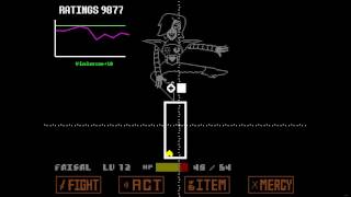 Undertale  Mettaton EX Fight Sparing Mettaton [upl. by Ripley]