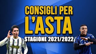 CONSIGLI ASTA FANTACALCIO 202122  ANALISI SQUADRA PER SQUADRA [upl. by Eeleimaj5]