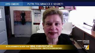 Ucraina la nipote di Nikita Khrushchev Nina quotPiù Putin viene insultato e più arrabbiato [upl. by Hickey759]