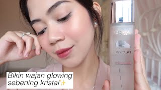 Loreal Paris Revitalift Crystal MicroEssence Full Review [upl. by Anaejer]