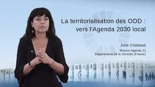 La territorialisation des ODD vers lAgenda 2030 local [upl. by Aihppa]