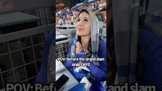 POV before the Grand Slam WalkOff foryou grandslam dodgerstadium worldseries viralshorts [upl. by Isidore547]