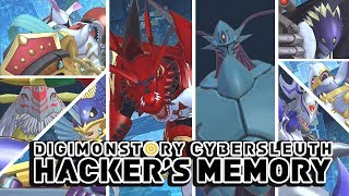 Digimon Story  Cyber Sleuth Hackers Memory All UltraMega Digimon Special Attacks amp Victory Poses [upl. by Drake420]