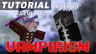 Vampirism mod The secret level of hunters and vampires Tutorial 1122 minecraft java edition [upl. by Illek]