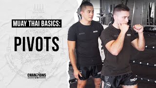 How to use pivots in Muay Thai [upl. by Eckblad]