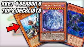 RBET4 Season 3 Top 8 Decklists [upl. by Regdor]