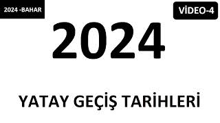 2024 YATAY GEÇİŞ TARİHLERİ 2024 BAHAR DÖNEMİ GEÇİŞ TARİHLERİ YATAY GEÇİŞ VİDEO4 [upl. by Stimson]