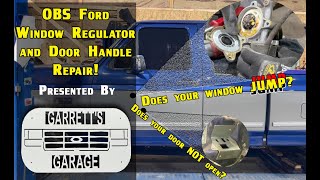 Repairing The Window Regulator and Door Tearing In Your OBS Ford [upl. by Aerdnat]