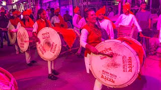 Mumbai Puneri Dhol Tasha Performance at Rebel Youth Ganesh Nimarjjanam Organized By Ranjith Reddy [upl. by Shlomo]