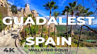 4K Guadalest Alicante 🇪🇸 Spain  Walking Tour [upl. by Finegan]