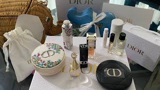 Dior BloomingBoudoirCollectionForever Cushion Powder Dior Addict case limited edition  Gift [upl. by Rosol814]