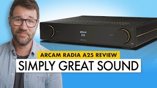 Our FIRST ARCAM Review ARCAM RADIA A25 Amp Review w Arcam ST5 [upl. by Aniroc]