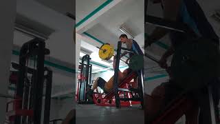 inclined bench press last set 120 kgs with 4 reps 💪 gymmotivation shortvideo [upl. by Ettenotna]