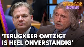 Johan over terugkeer Pieter Omtzigt Heel onverstandig die kunnen ze dadelijk weer aanvegen [upl. by Ahserkal]