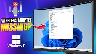 How to Fix Wireless Adapter Missing in Windows 1011  Laptop amp PC Solutions [upl. by Avi]