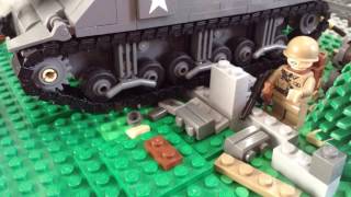 Lego WW2  Battle of Carentan Stop Motion [upl. by Nnaasil457]