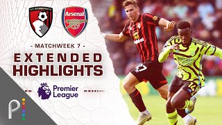 Bournemouth v Arsenal  PREMIER LEAGUE HIGHLIGHTS  9302023  NBC Sports [upl. by Akemihs]