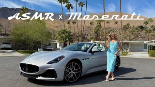 ASMR Maserati GranCabrio Trofeo Experience 🩵 [upl. by Olegnaleahcim]