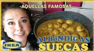 Albóndigas suecasAlbóndigas en salsa de mostaza y soyaMarisolpink [upl. by Hofstetter367]