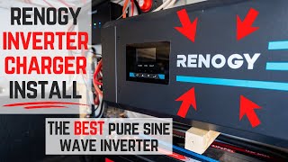 Pure Sine Wave Inverter How To Install A Renogy Inverter Charger [upl. by Epotimet878]