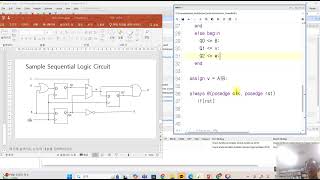 Verilog Tip 23 sequential logic circuit description using Vivado [upl. by Anelet310]