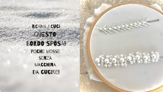 RICAMO TRINA SPOSA [upl. by Airamasor]