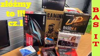 składam budżetowy komputer cz1 🖥️🤔🕐🪛🔧składam komputer pc gaming windows [upl. by Waylon]